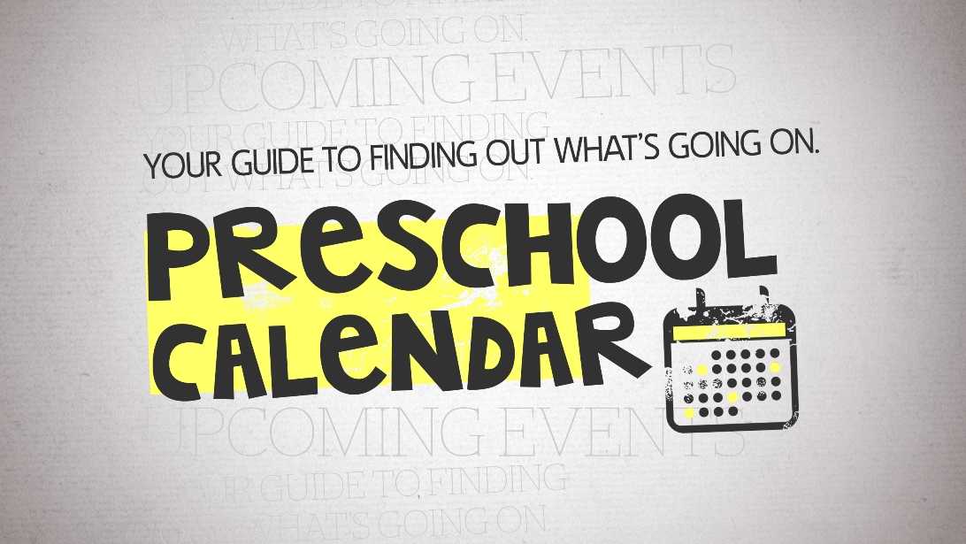 2014-15 Preschool Calendar