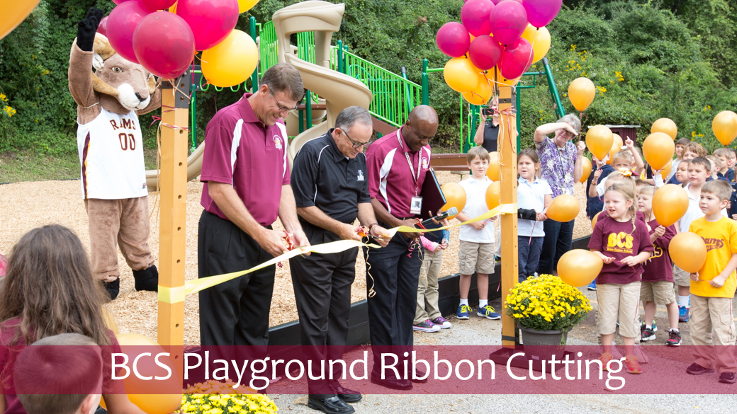 Playground Ribbon Cutting