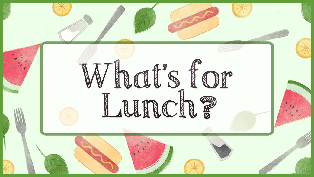 School/Preschool lunches (January)