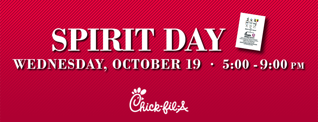 Chick-fil-A Spirit Day!