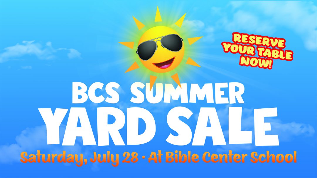 Summer Yard Sale – Reserve Your Spot!