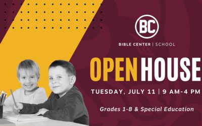 Open House | Grades 1-8 & Special Education