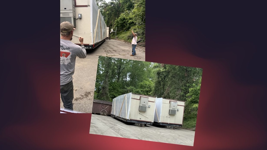 Temporary Portables Arrived